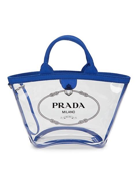 prada transparent tote|Prada work tote.